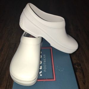 White Klogs nursing shoes